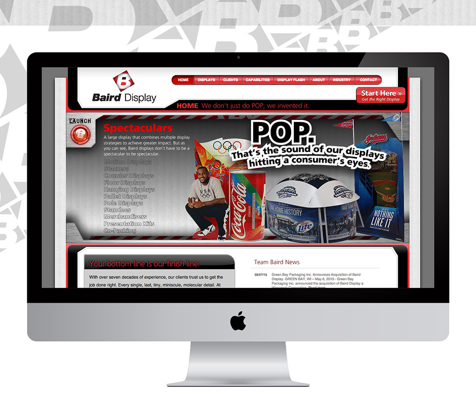 King Kreative – Baird Display Case Study