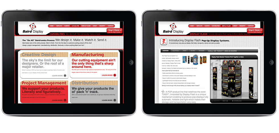 King Kreative – Baird Display Case Study