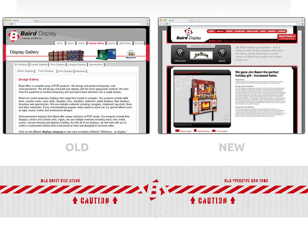 King Kreative – Baird Display Case Study