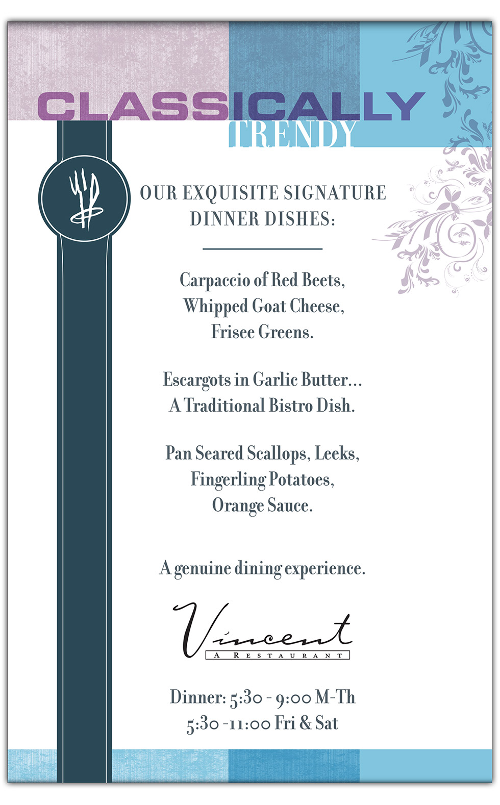 King Kreative – Vincent - A Restaurant - New Project